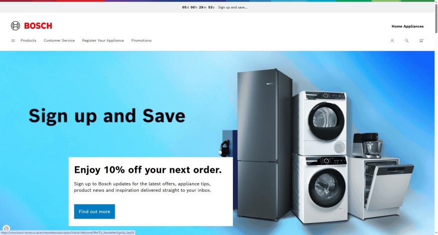 Bosch appliance