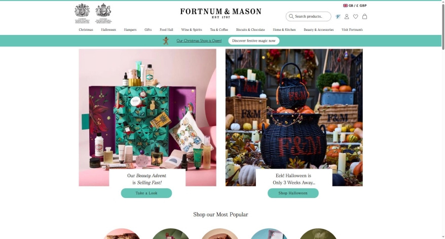 Fortnum and Mason